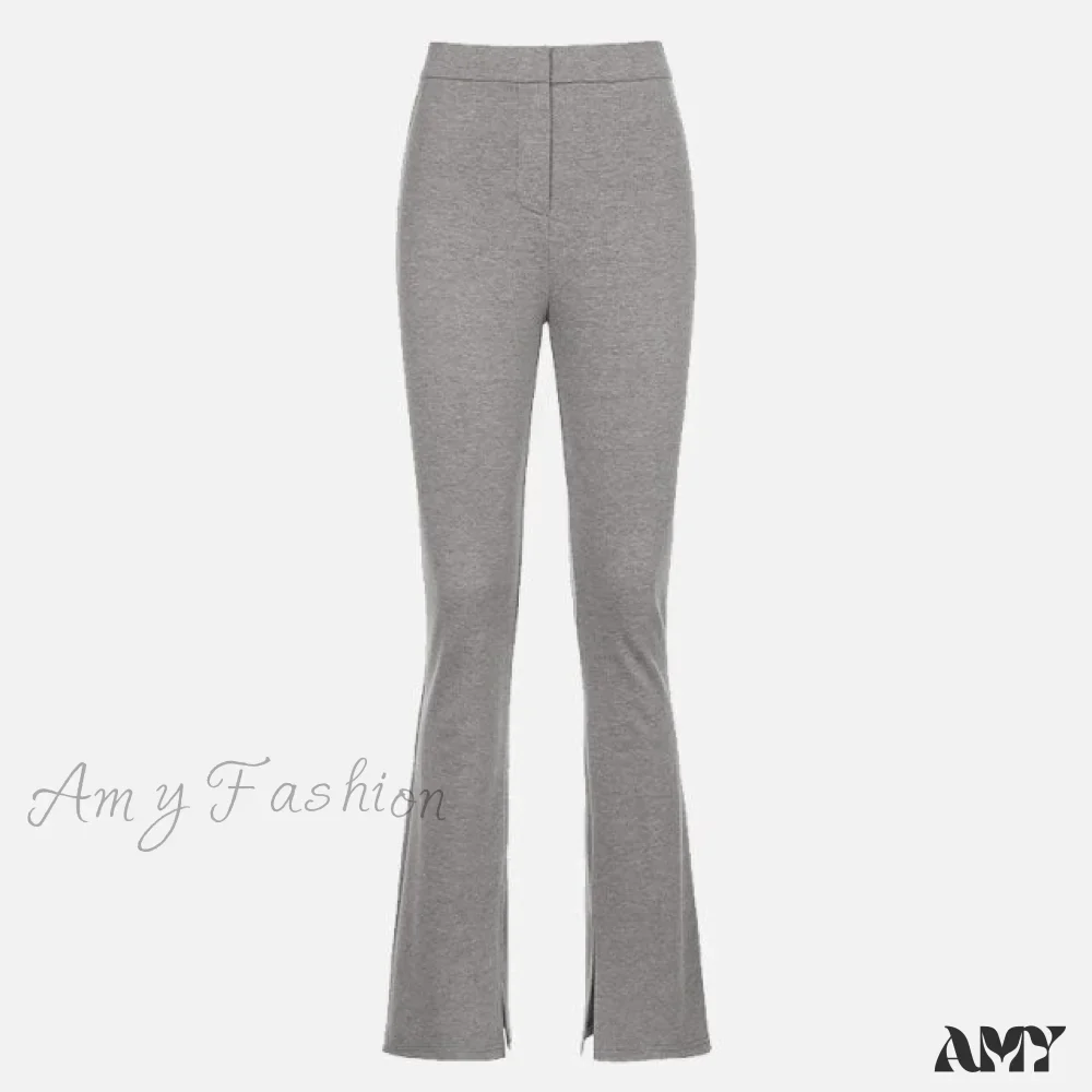 Amy Fashion - High Waist Sweatpants Sports Pants - Image 6