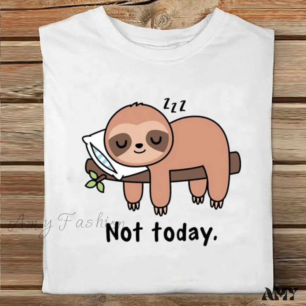 Amy Fashion - Coffee Love Cartoon Printing Clothes Tshirt - Image 18