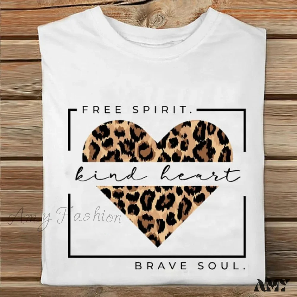Amy Fashion - Coffee Love Cartoon Printing Clothes Tshirt - Image 2