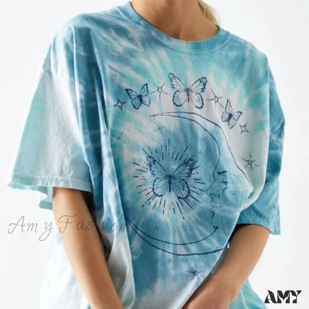 Amy Fashion - Cotton Material Retro Apricot Mushroom Cute T Shirts - Image 3