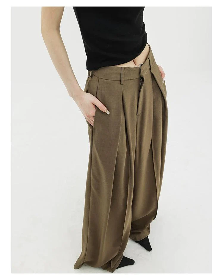 Dramatic Noir Wide-Leg Palazzo Pants - Image 23