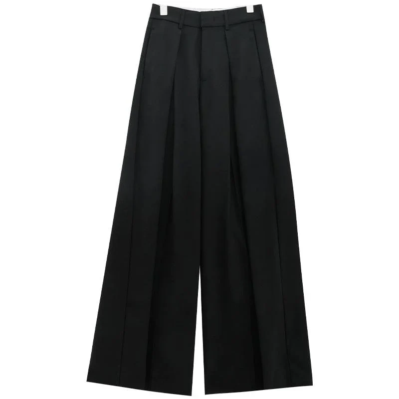 Dramatic Noir Wide-Leg Palazzo Pants - Image 31