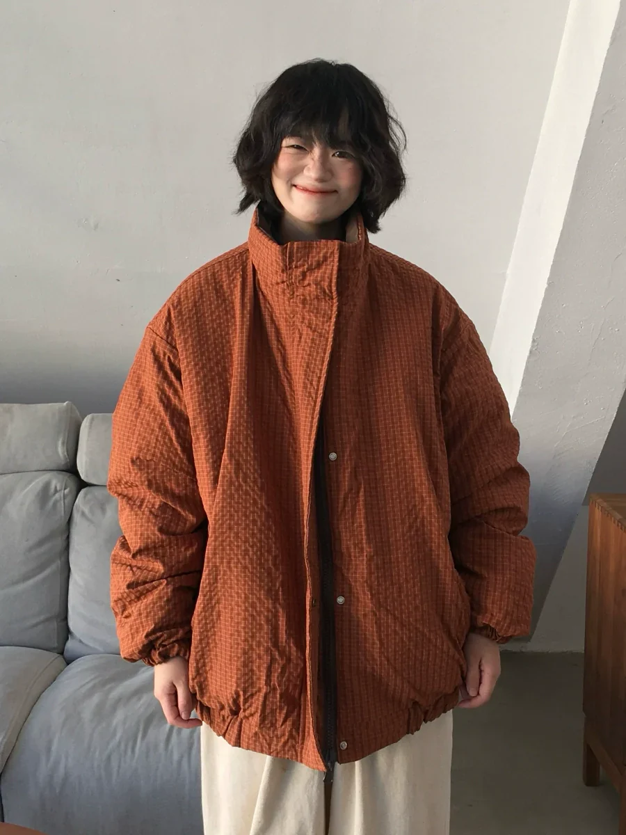 Reversible Brown Cotton Jacket - Image 7