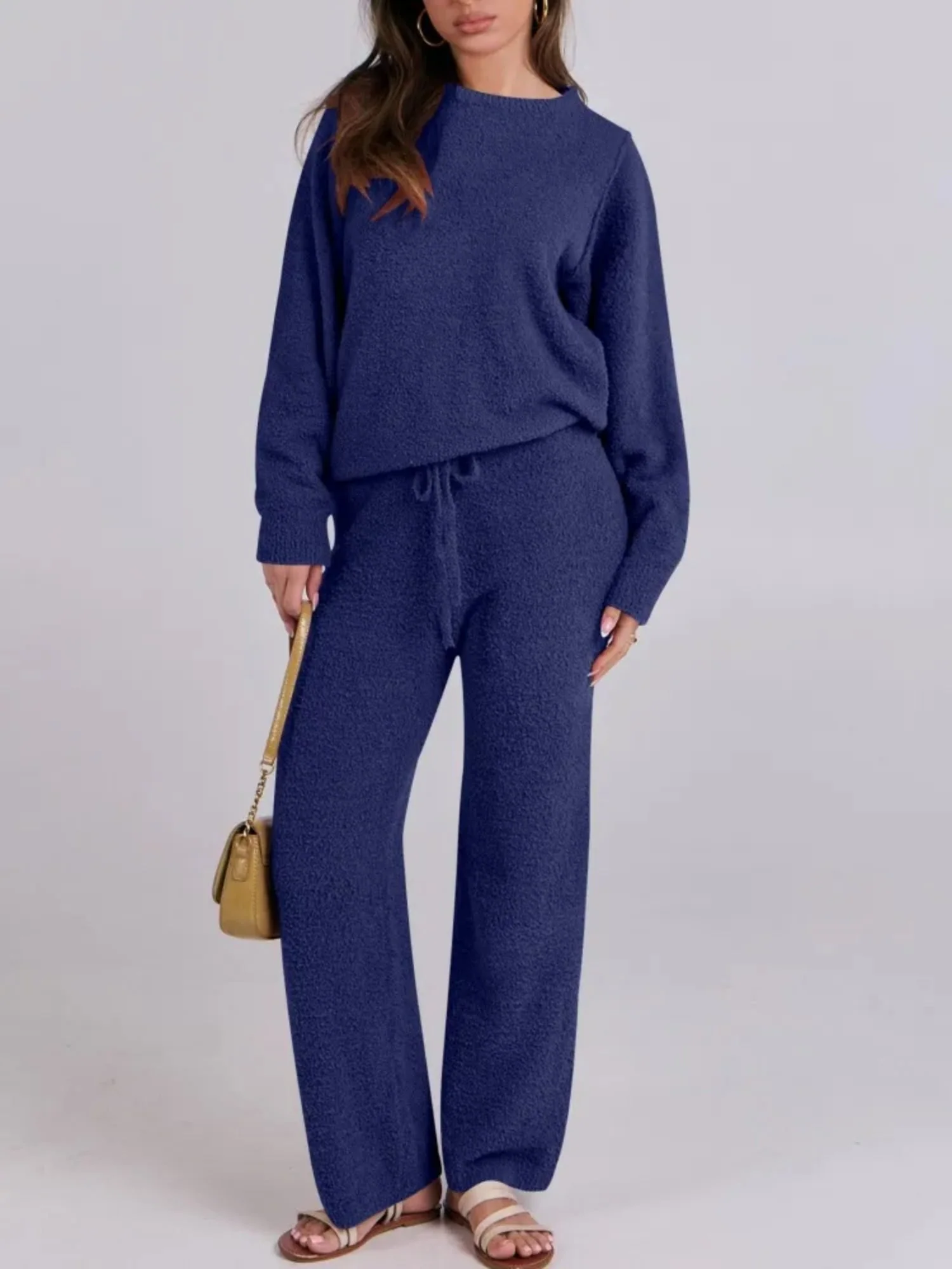 Cozy Knit Sweater And Pants Set - Image 7