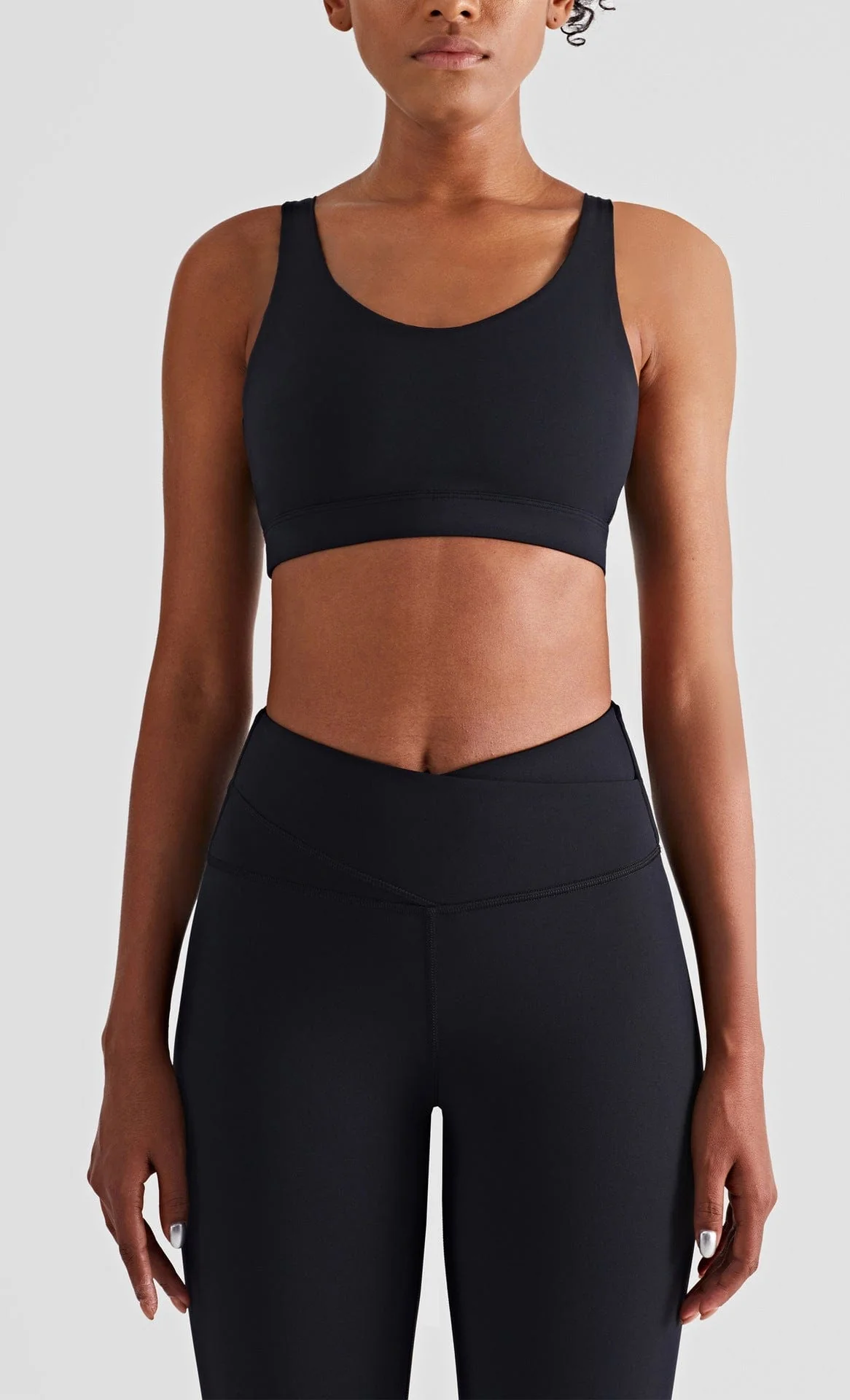 Soft Buttery V-Shape Back Straps Fitness Sports Bra - Image 8