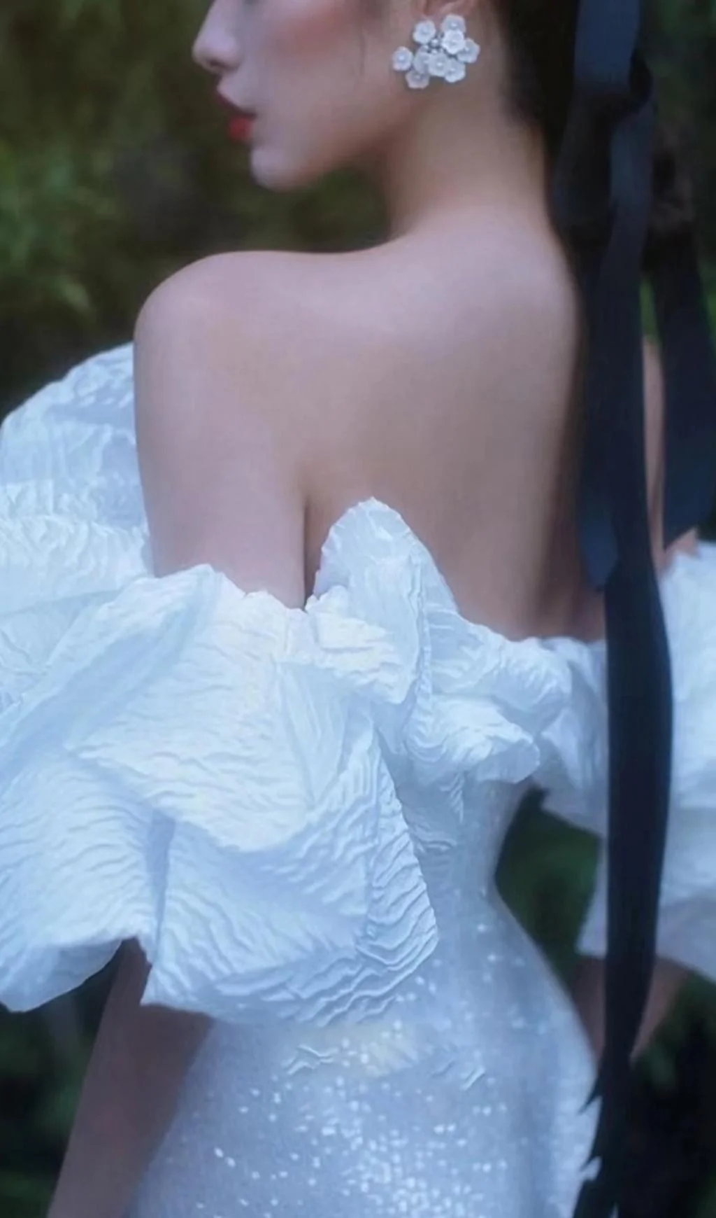 Strapless Bubble Backless Maxi Dress - Image 3