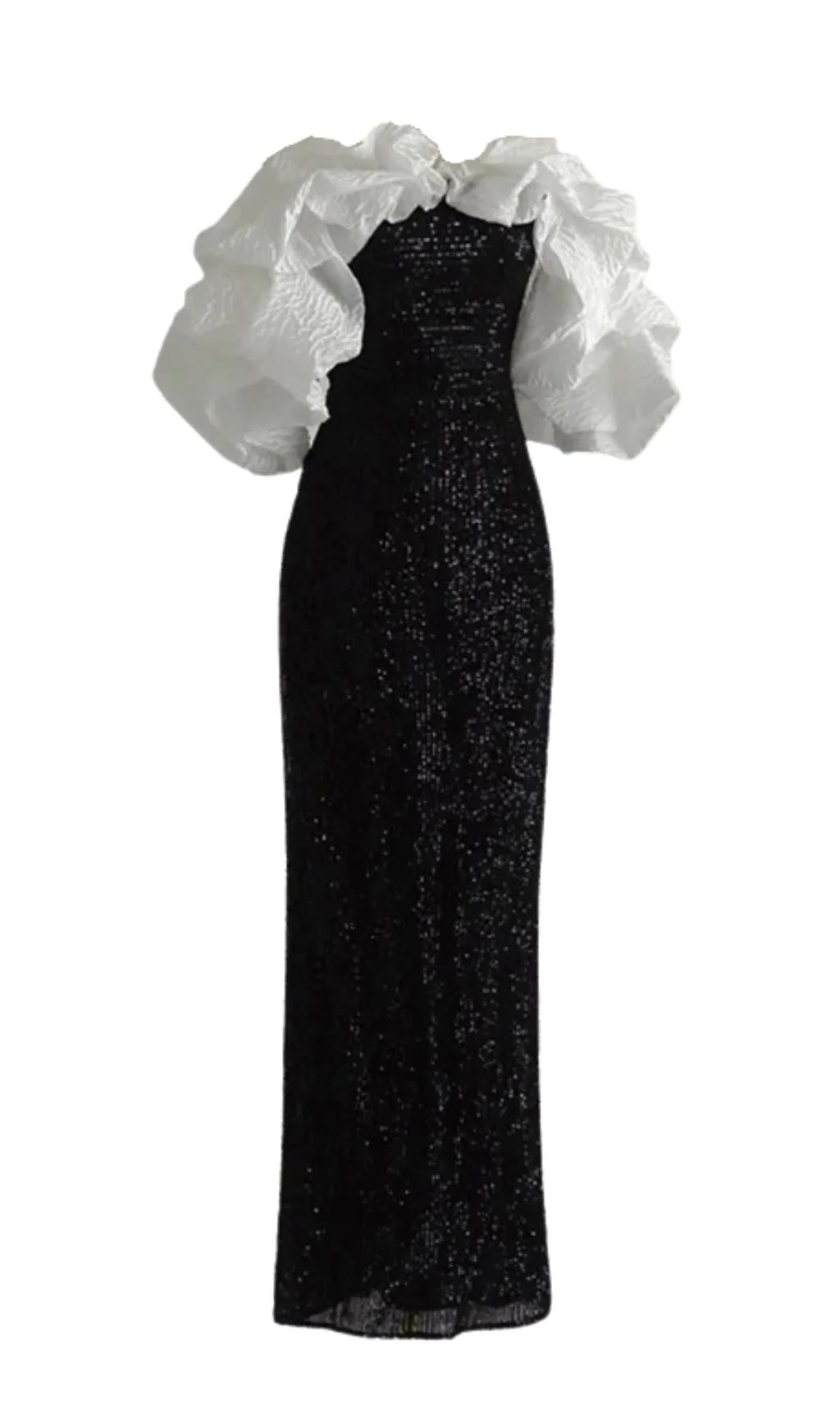 Strapless Bubble Backless Maxi Dress - Image 5