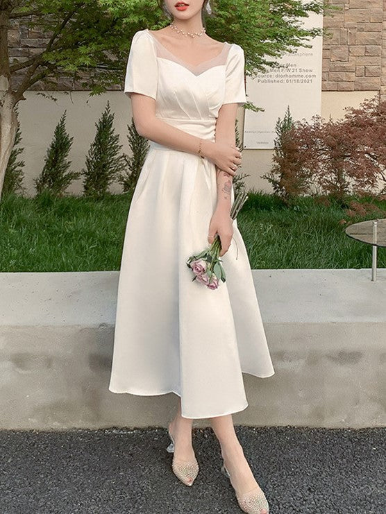 French Simple Evening Dress - Image 2