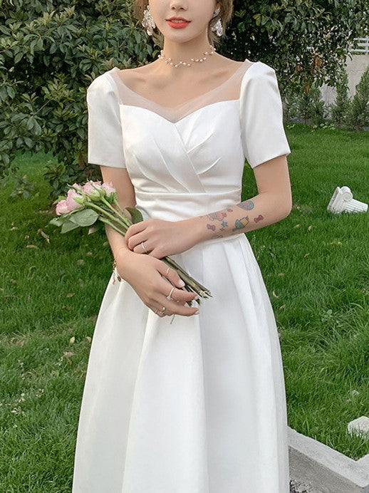 French Simple Evening Dress - Image 3