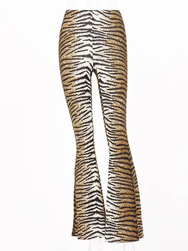 High Waist Leopard Horn Pants - Image 5