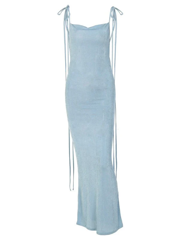 Lace Up Slim Dress - Image 6