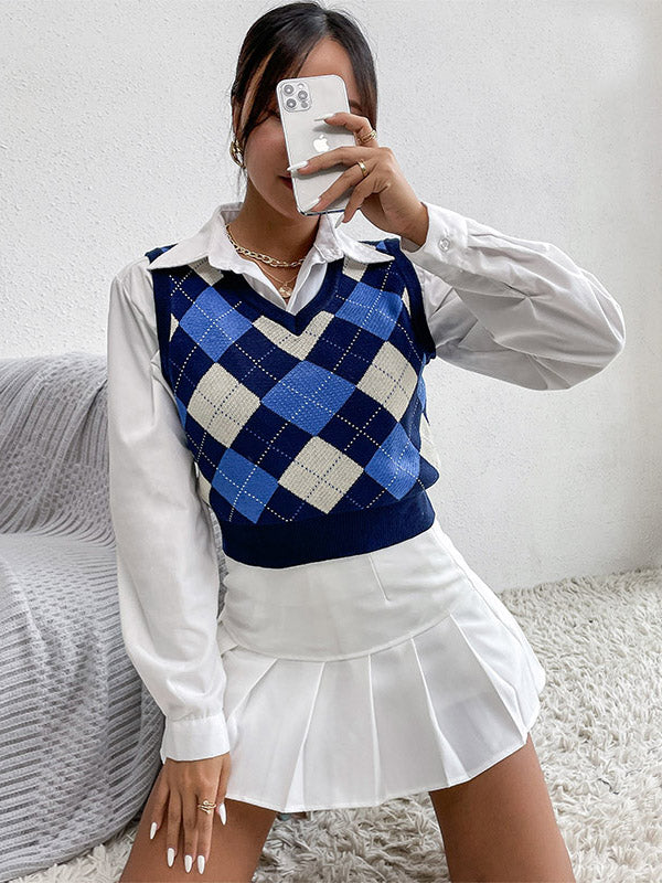 Knitted Diamond Undershirt - Image 3