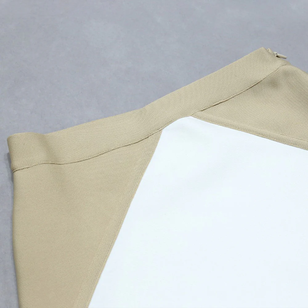 Round Neck Long Sleeve Splicing Bandage Set PZL3012 - Image 8