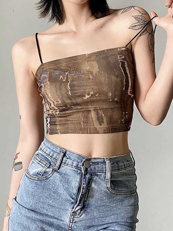 Solid Color Slim Fit Street Fashion Backless Camisole - Image 4