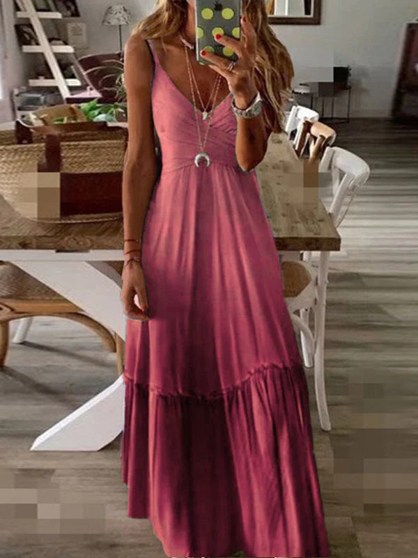 V-Neck Gradient Cami Dress - Image 2