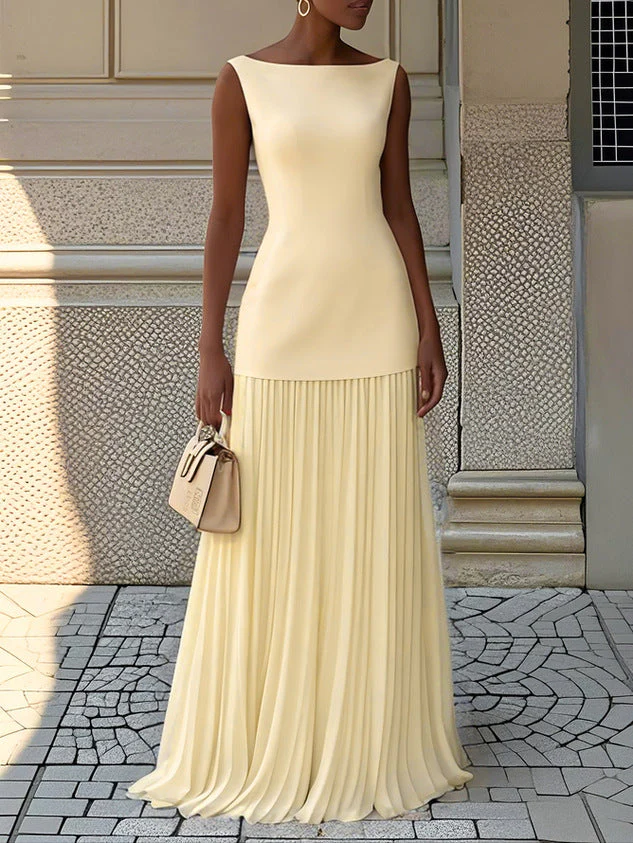 Solid Color Sofia Pleated Two Piece Set - Image 5