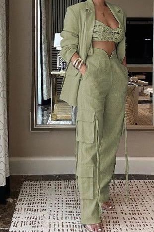 Street cargo pants Suit - Image 2