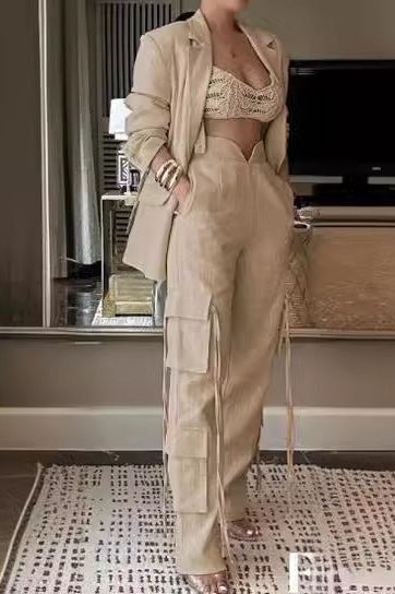 Street cargo pants Suit - Image 3