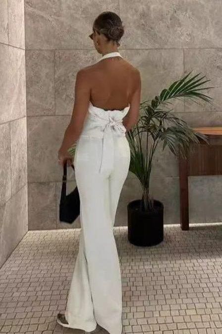 Backless Suspender Top pants Suit - Image 3