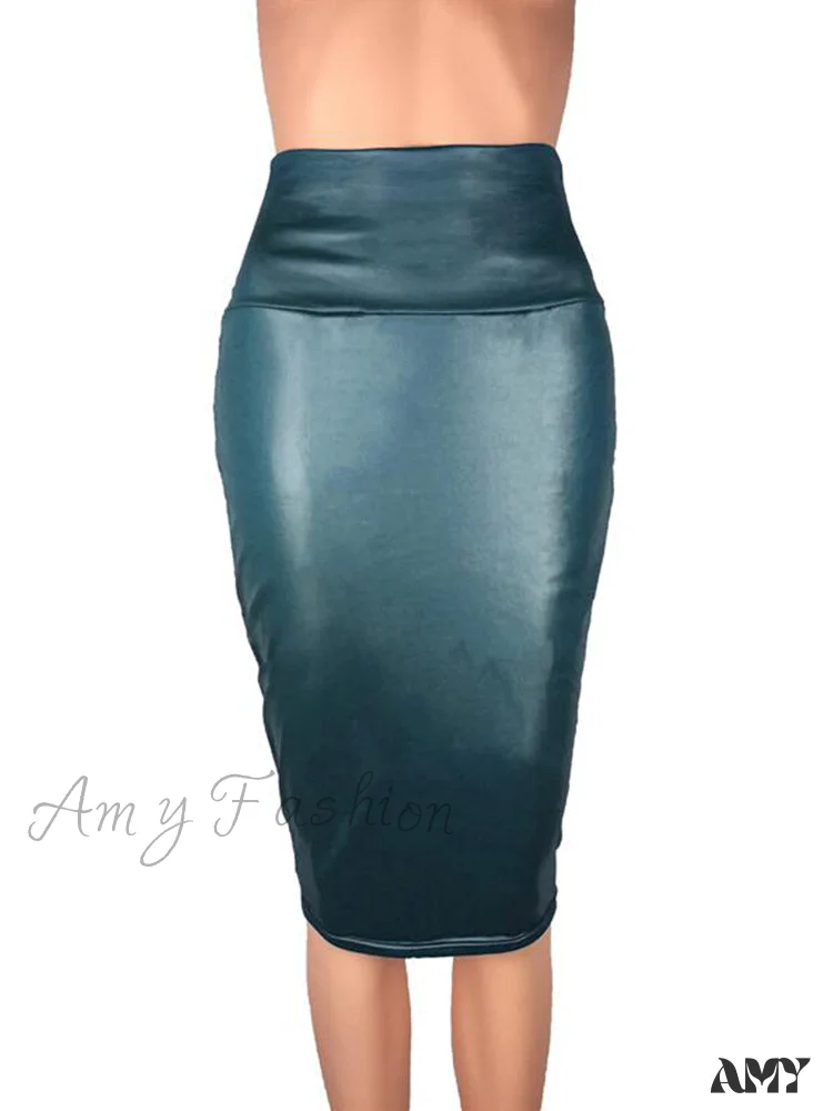 Amy Fashion - Women New Fashion Back Split  Sexy Skirt - Image 8