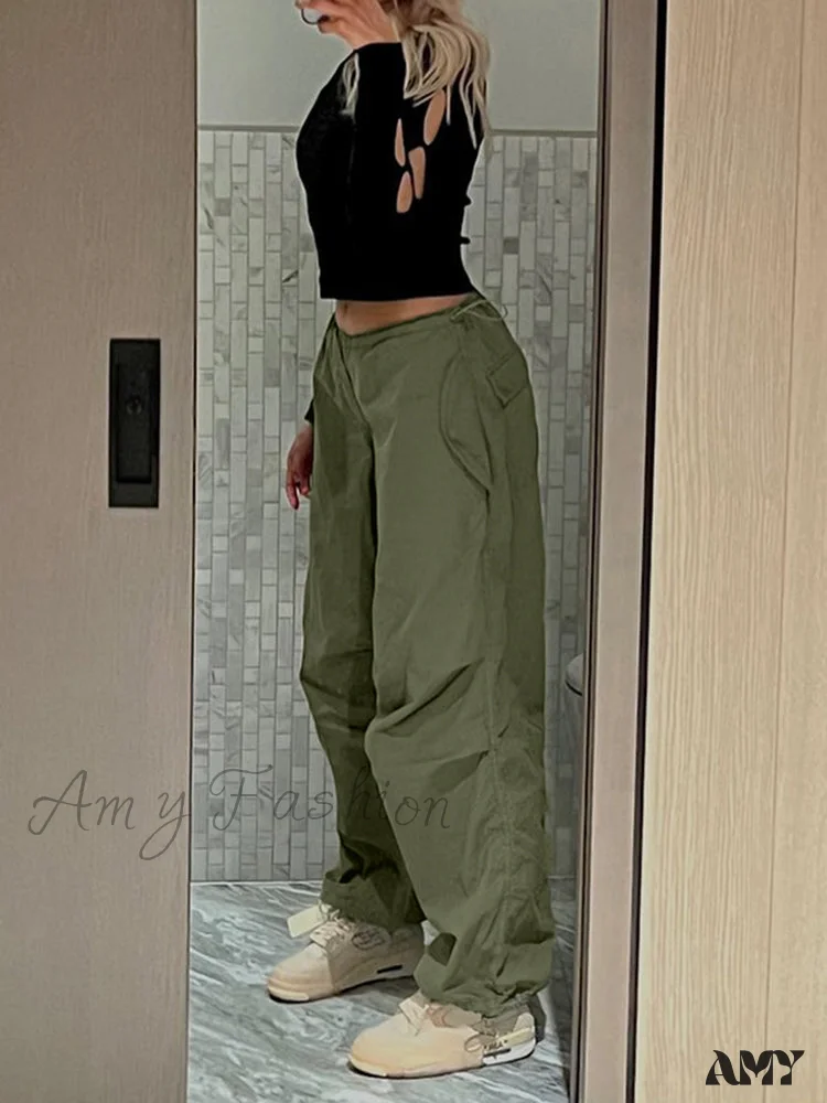 Amy Fashion - Streetwear Joggers Baggy Trousers - Image 8