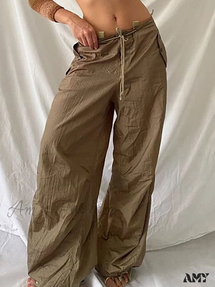 Amy Fashion - Streetwear Joggers Baggy Trousers - Image 9