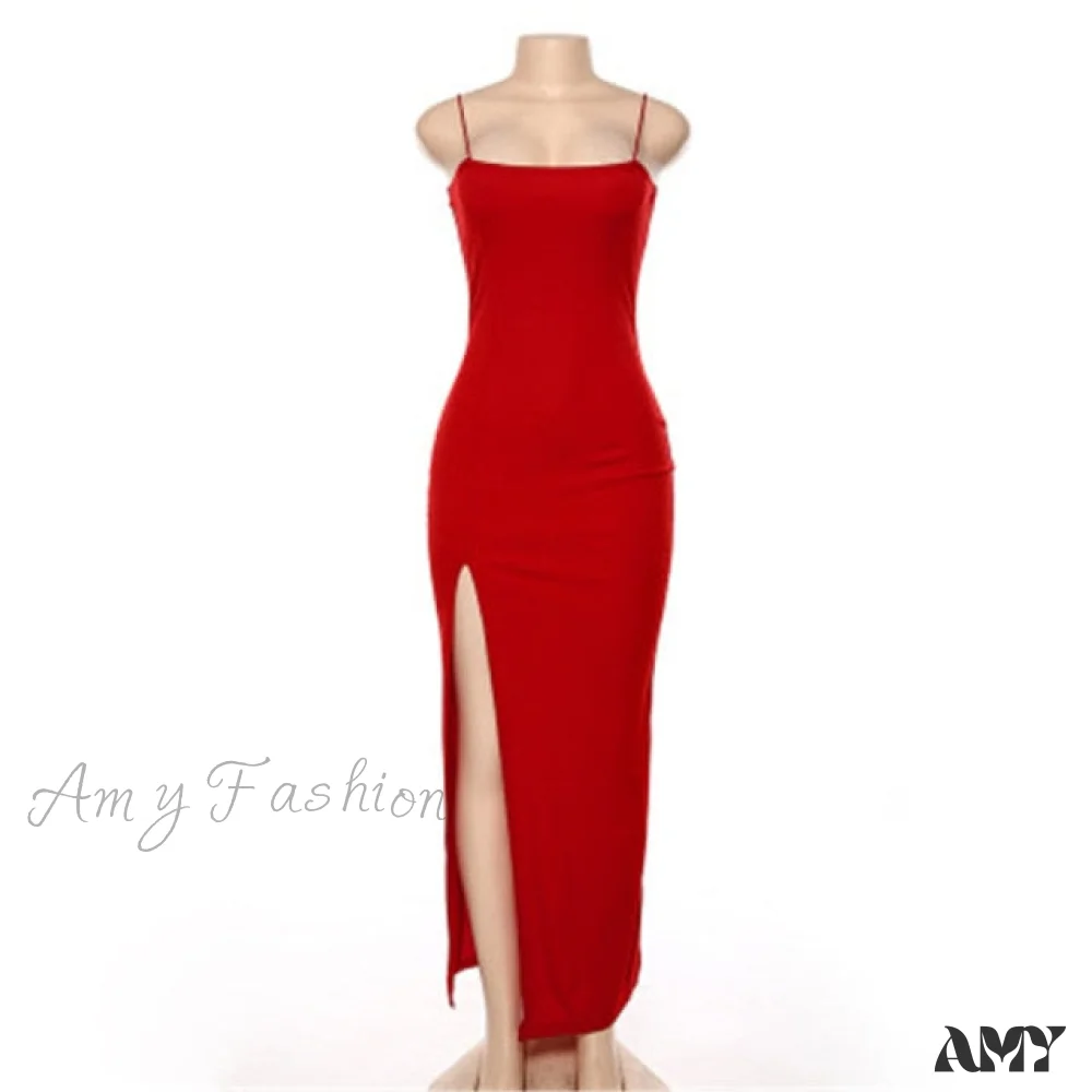 Amy Fashion - Sleeveless Camisole Clubwear Evening Party Dress - Image 3