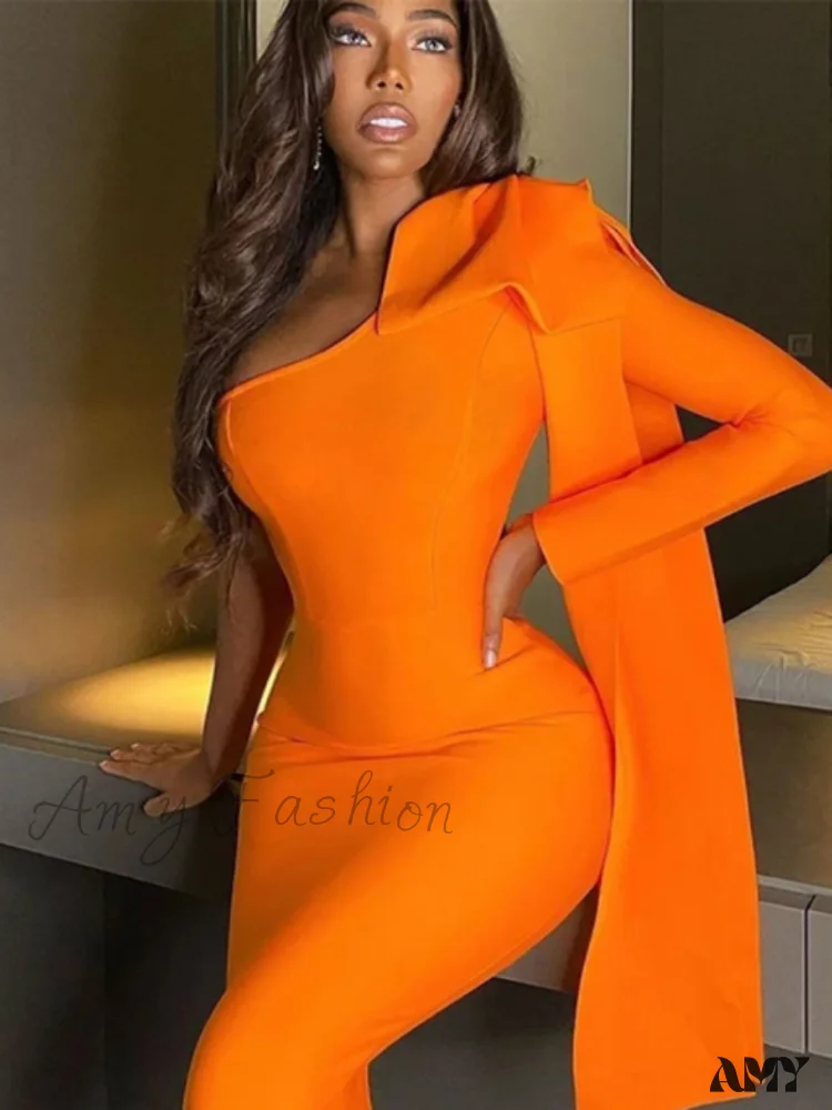 Amy Fashion - Elegant Sexy Bowknot Evening Club Party Dress - Image 9
