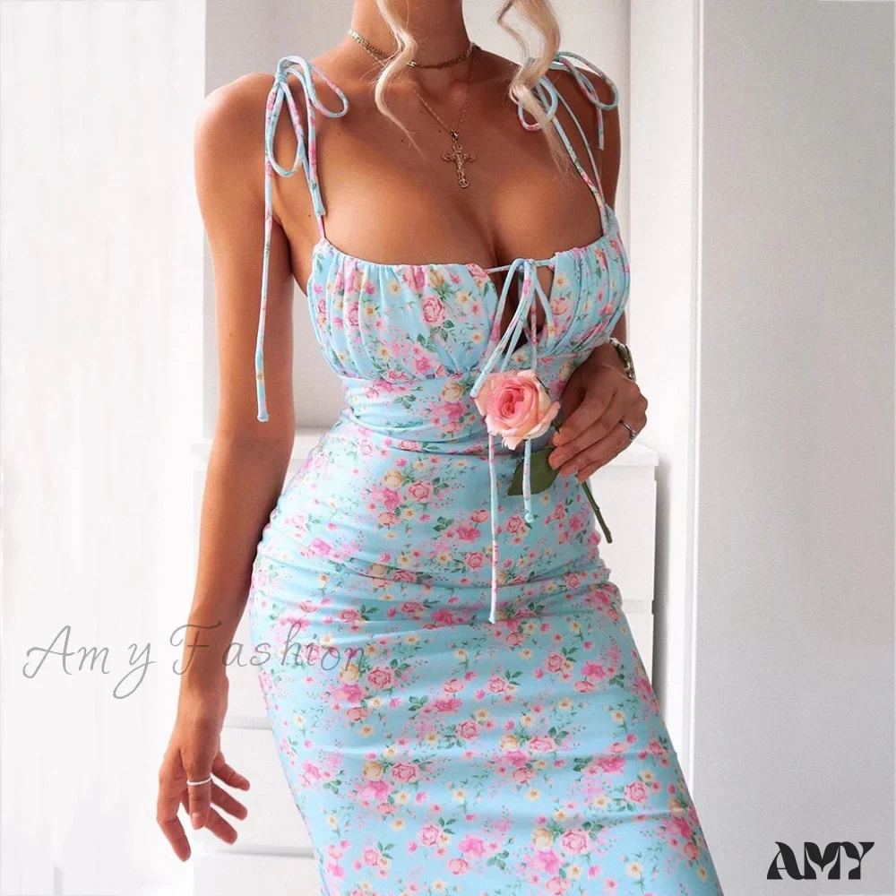 Amy Fashion - Elegant Sleeveless Maxi Sexy Backless Dress - Image 4