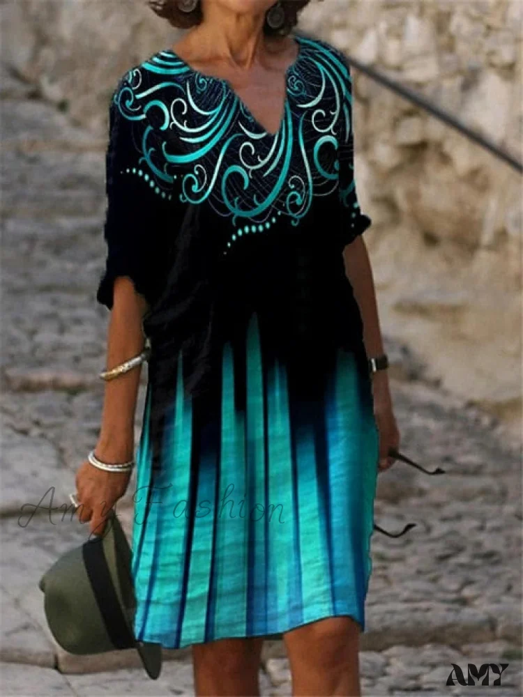 Amy Fashion - Elegant Fashion Loose Dresses - Image 3