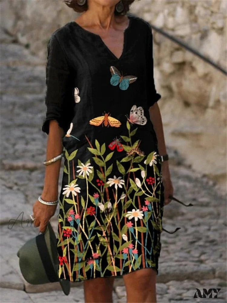 Amy Fashion - Elegant Fashion Loose Dresses - Image 5