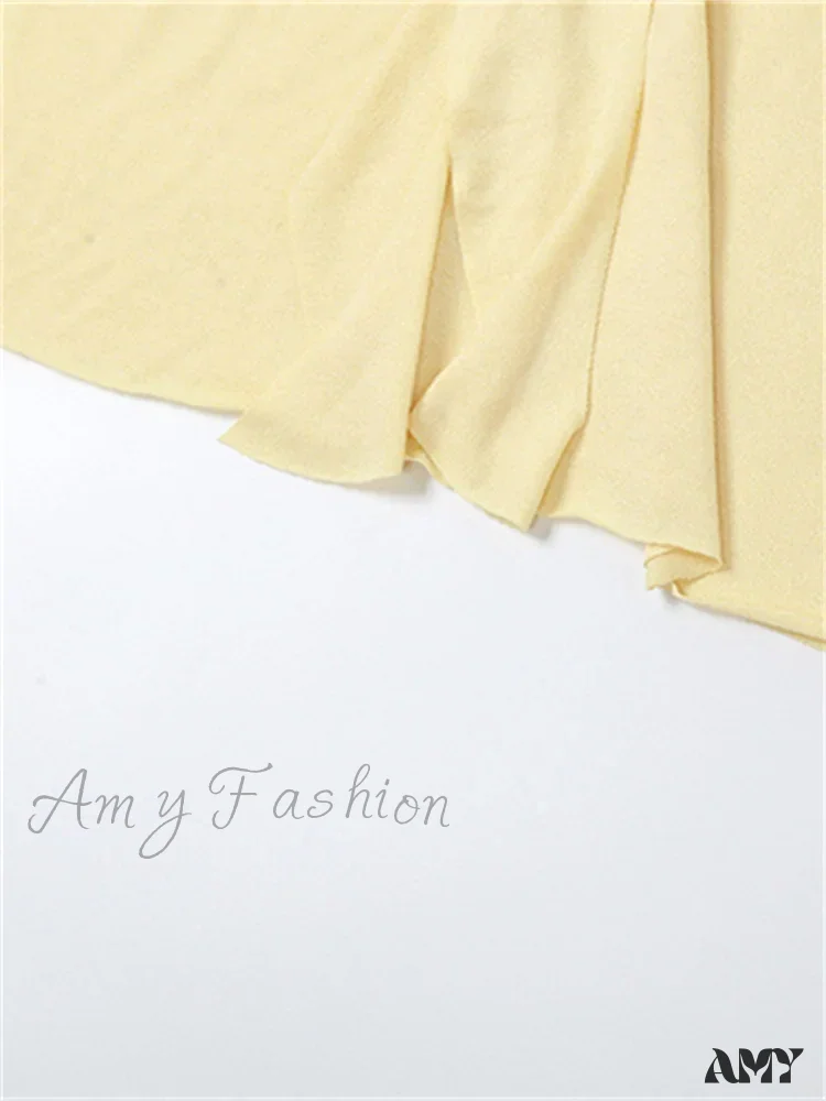 Amy Fashion - Elegant Women Knitted Evening  Solid  Sleeve Slash Neck Off Shoulder Ruffles Party Female Vestido - Image 5