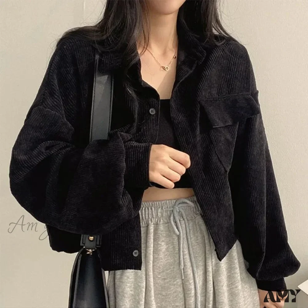 Amy Fashion - Fashion Casual Comfy Corduroy Jacket - Image 3