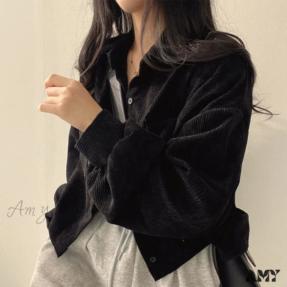 Amy Fashion - Fashion Casual Comfy Corduroy Jacket - Image 5