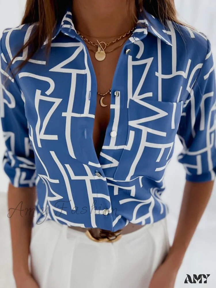 Amy Fashion - Fashion Floral Print  Shirt - Image 5