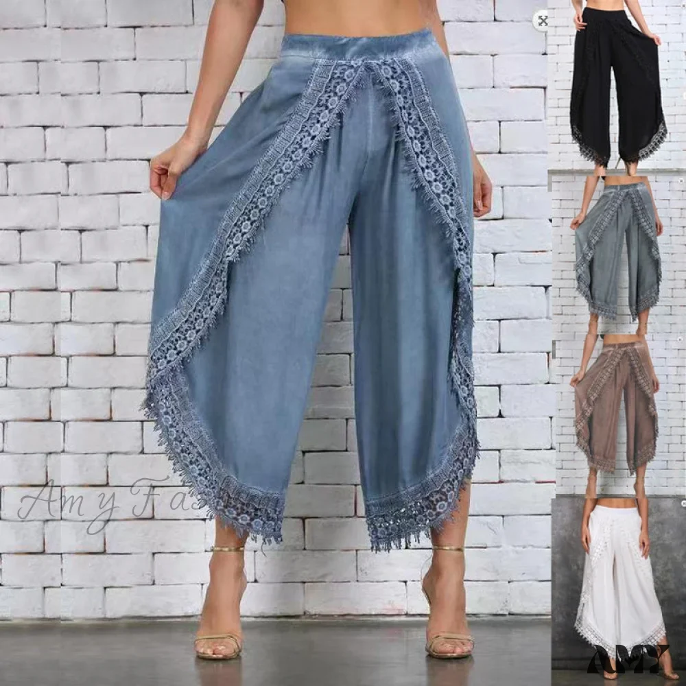 Amy Fashion - Fashion Loose Harem Sports Pants - Image 2