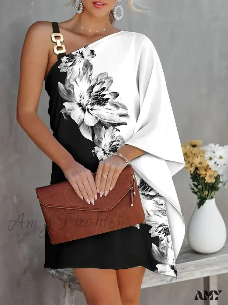 Amy Fashion - Fashion Summer Print Loose Streetwear Boho Dress - Image 2