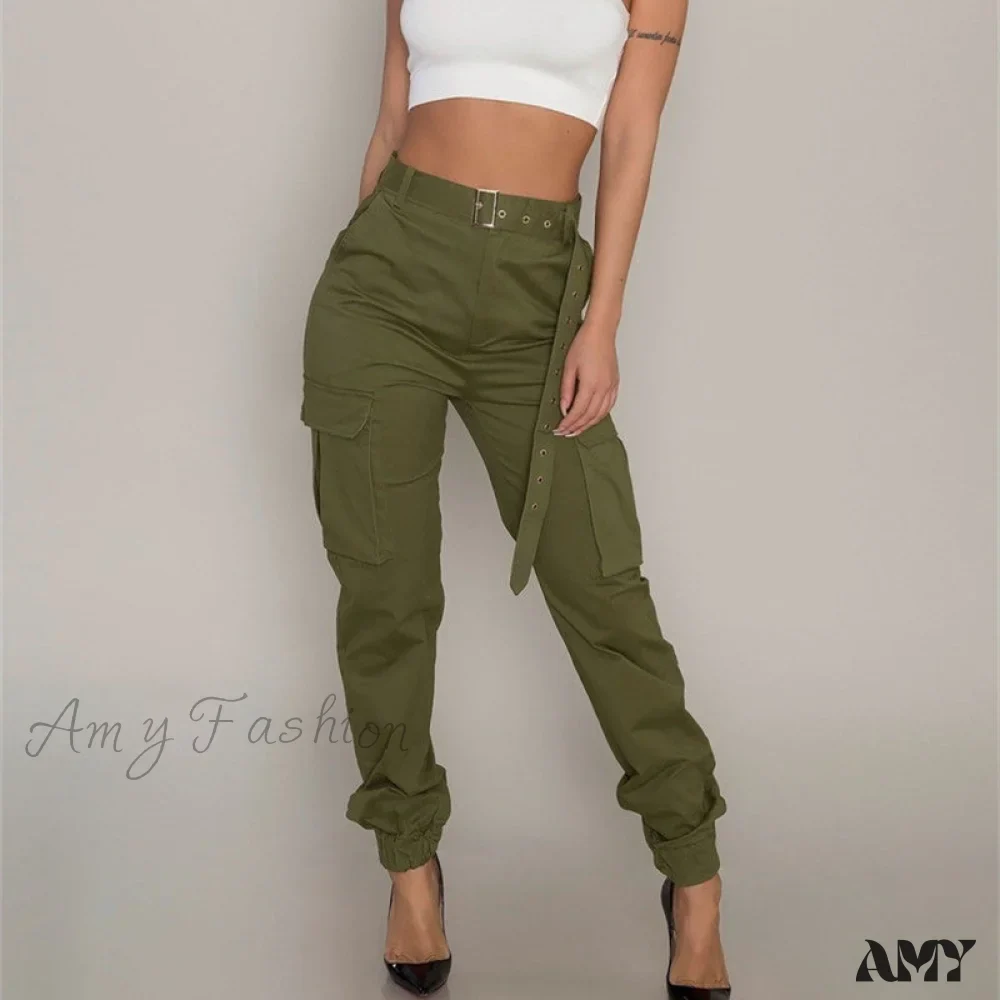 Amy Fashion - Fashion Casual Jogger Capris Pants - Image 4