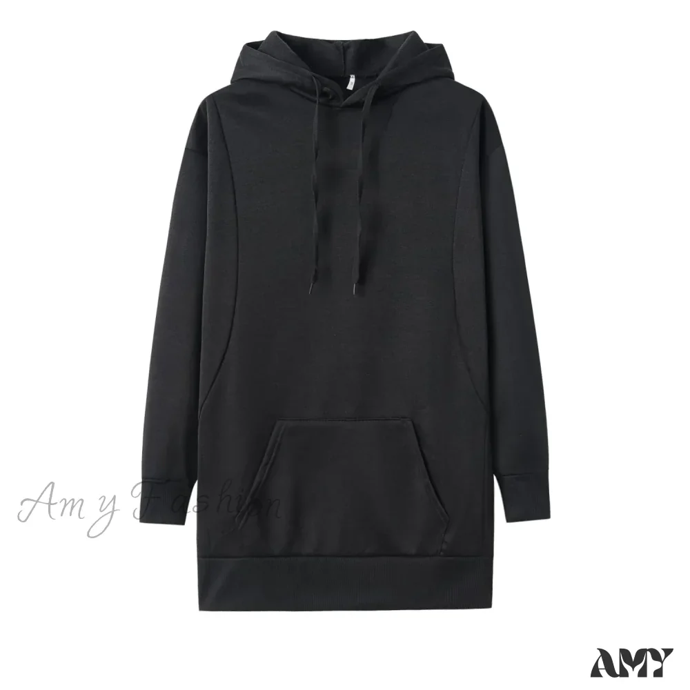 Fashion Trendy Cozy Stylish Thickened Comfortable Loose Elegant Hoodies - Image 3
