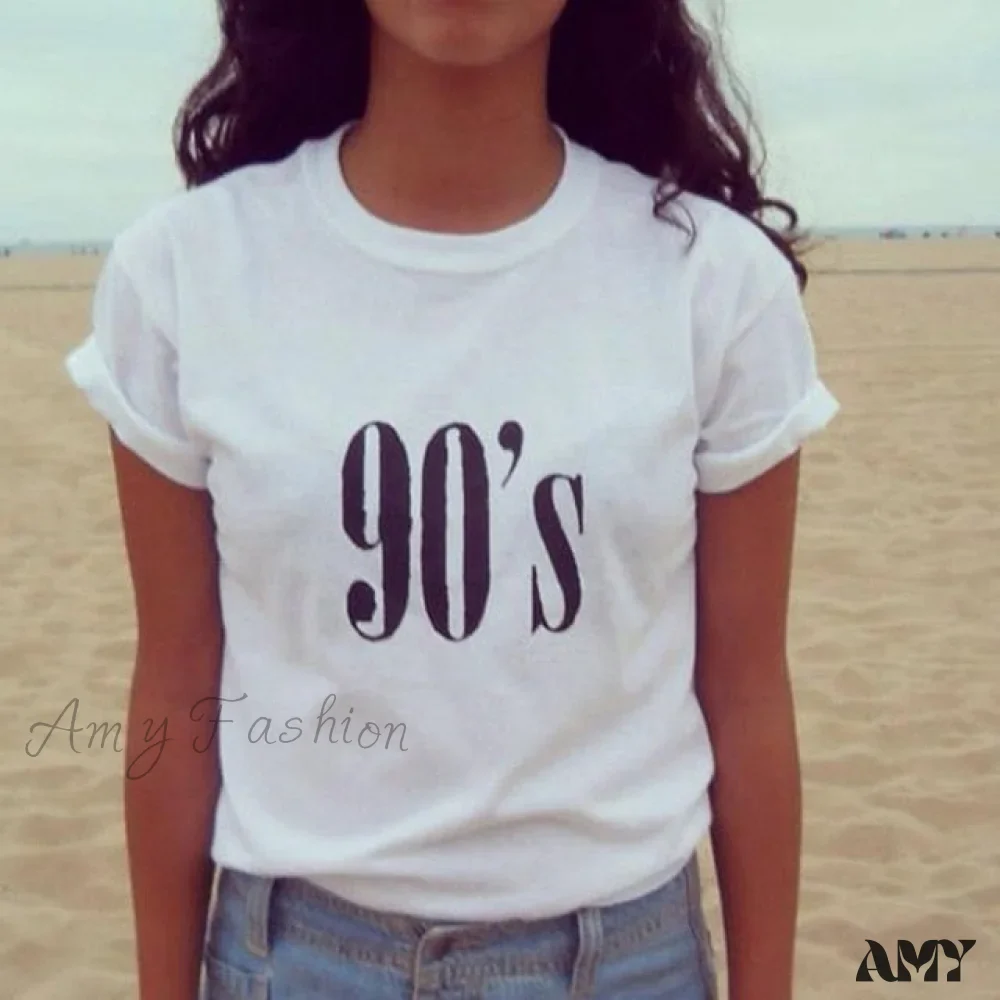 Amy Fashion - Female Funny Round Neck T-shirts - Image 4