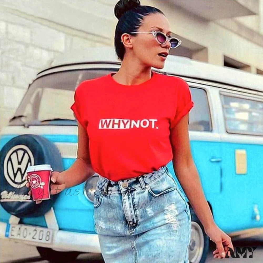 Amy Fashion - Female Funny Round Neck T-shirts - Image 5