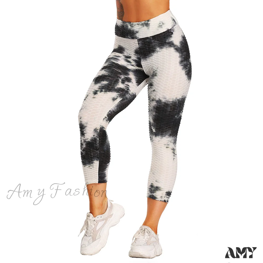 Amy Fashion - Ruched Butt  Leggings Capris Pants - Image 17
