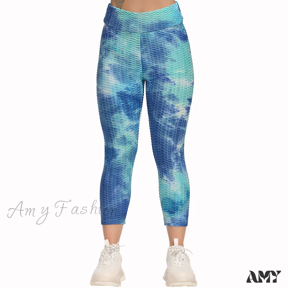 Amy Fashion - Ruched Butt  Leggings Capris Pants - Image 19
