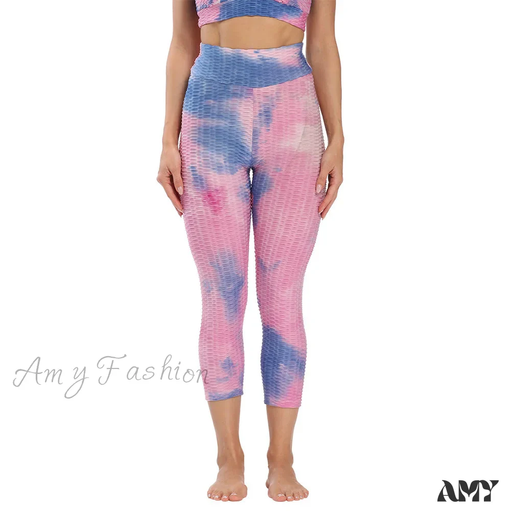 Amy Fashion - Ruched Butt  Leggings Capris Pants - Image 20