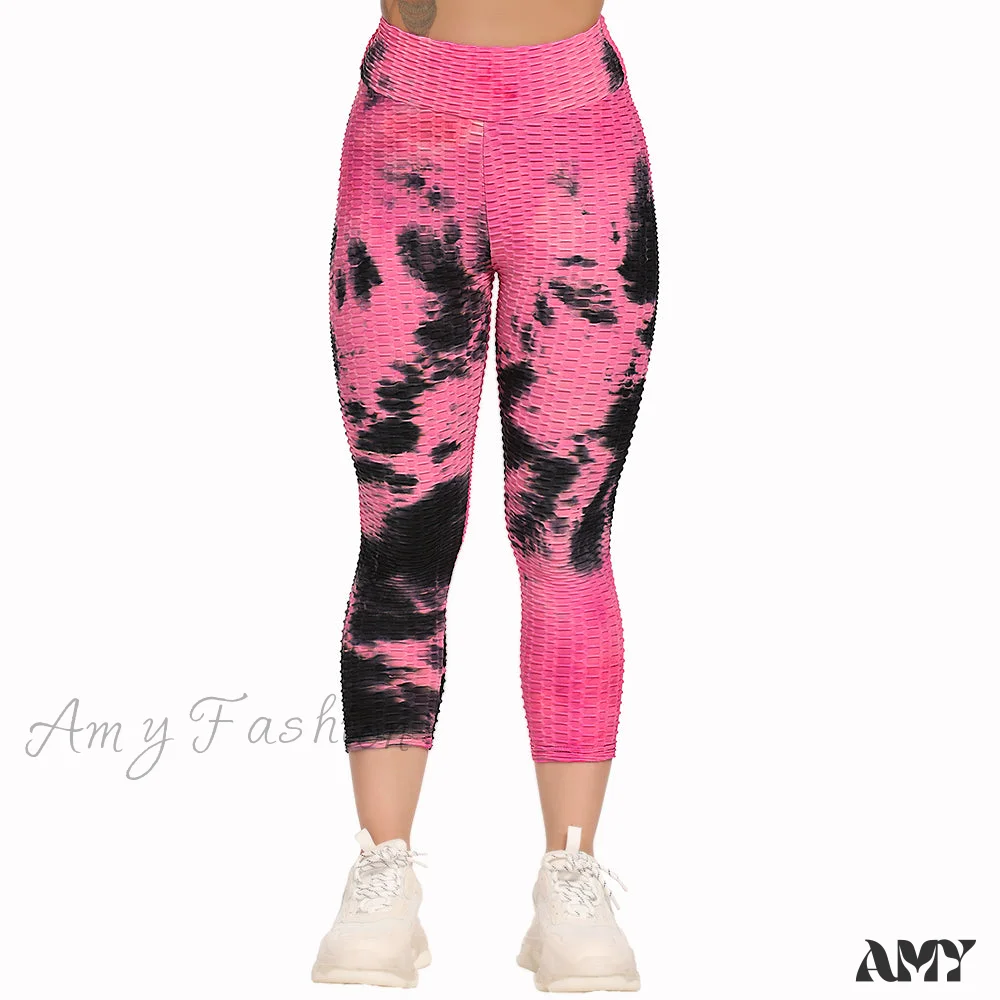 Amy Fashion - Ruched Butt  Leggings Capris Pants - Image 23