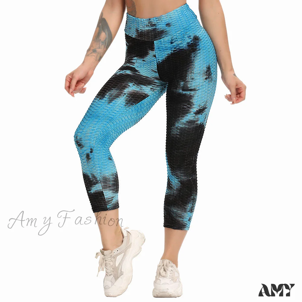 Amy Fashion - Ruched Butt  Leggings Capris Pants - Image 24