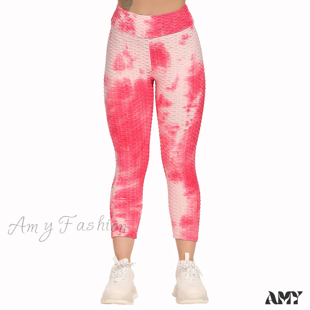 Amy Fashion - Ruched Butt  Leggings Capris Pants - Image 25