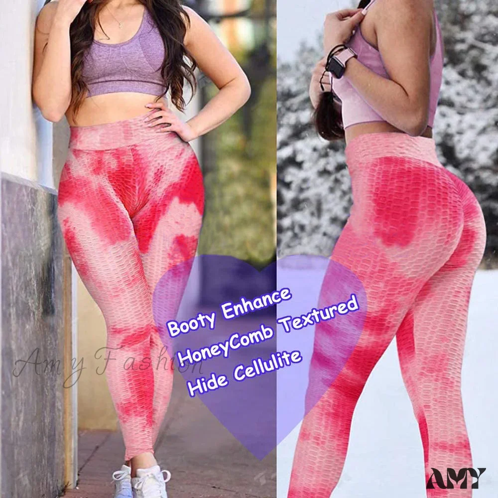 Amy Fashion - Ruched Butt  Leggings Capris Pants - Image 5