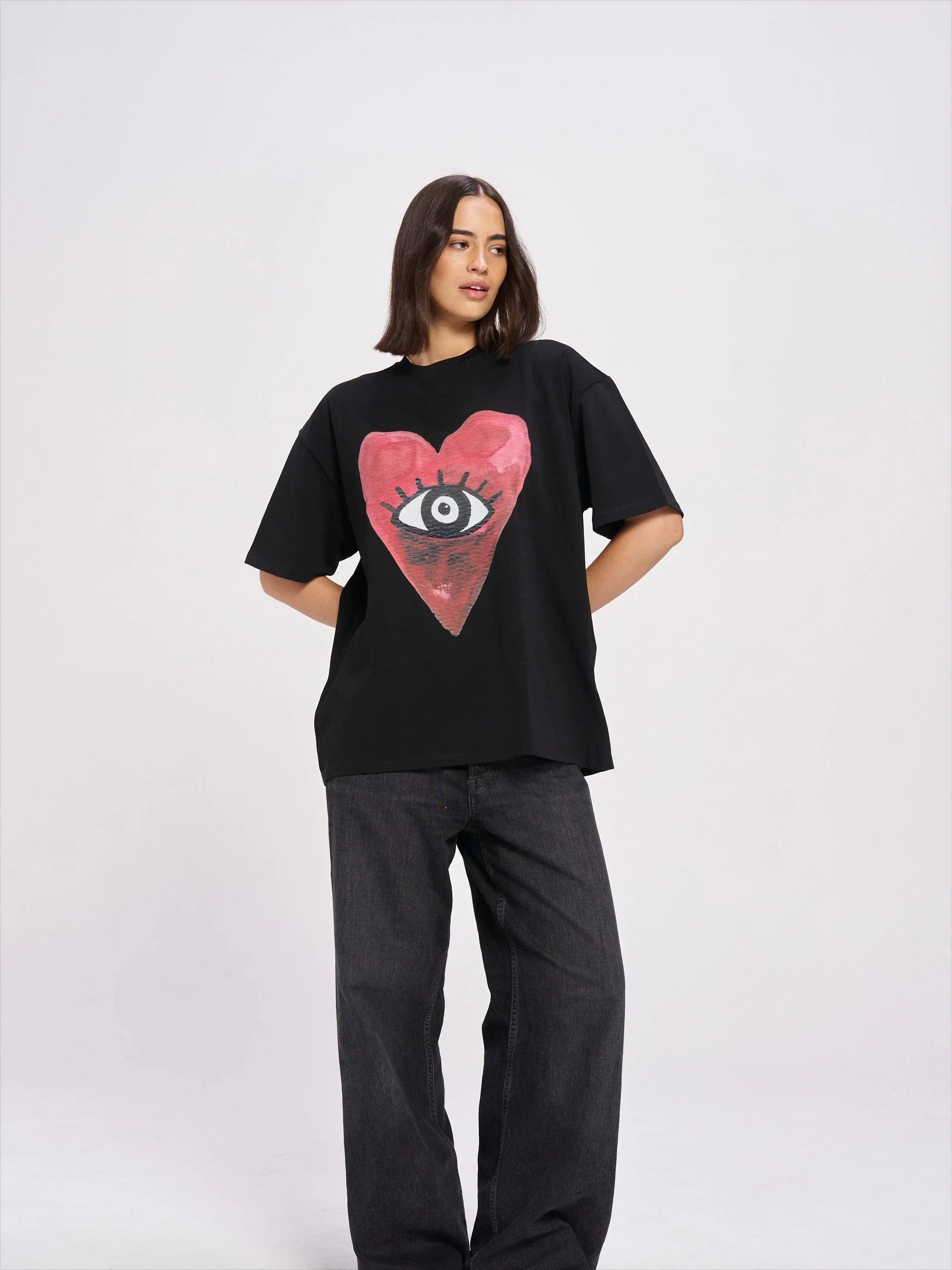 Food Graphic Grunge Oversized T-shirt - Image 3