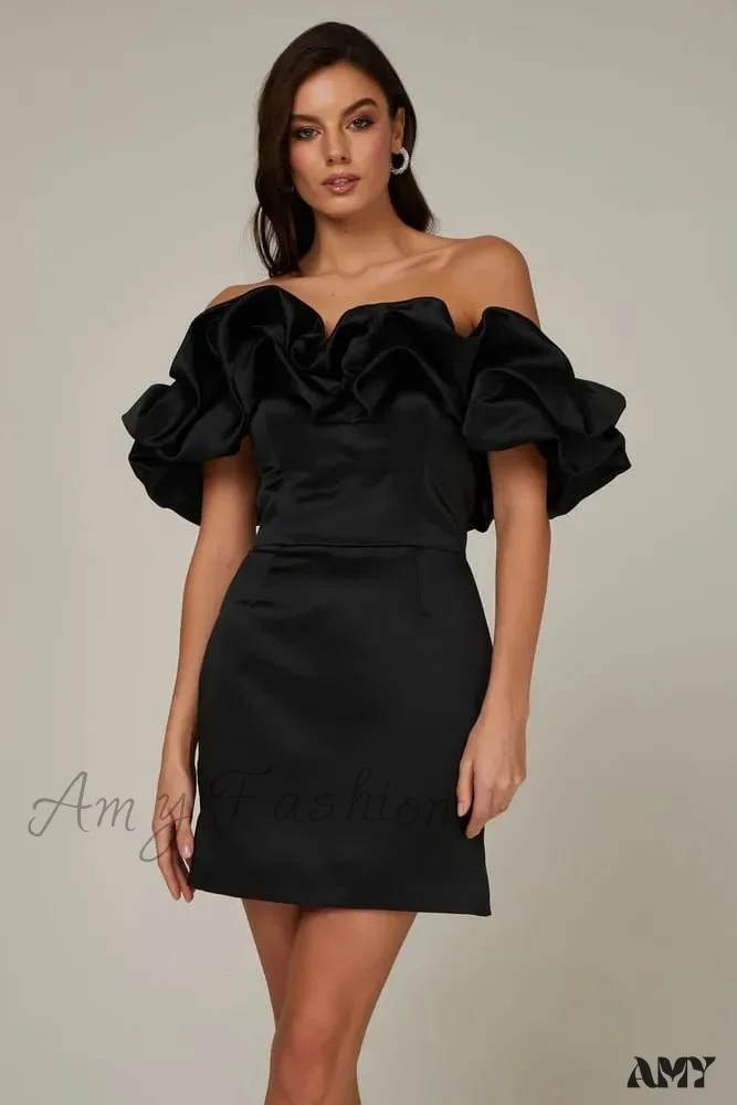 Amy Fashion - High Quality Bodycon Party Ruffle Dress - Image 14